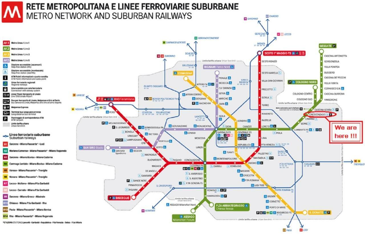 Appartamento Palmanova Vicino Alla Metropolitana Mailand Exterior foto